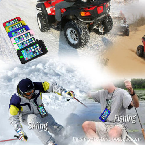 Waterproof Case with Bike Mount, for iPhone 5/5S, Compatible with 5C